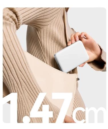 10000mAh Magnetic Power Bank, 22.5W Fast Charging Wireless Portable Charger, Anti-Explosion External Battery for iPhone 12-17 Pr