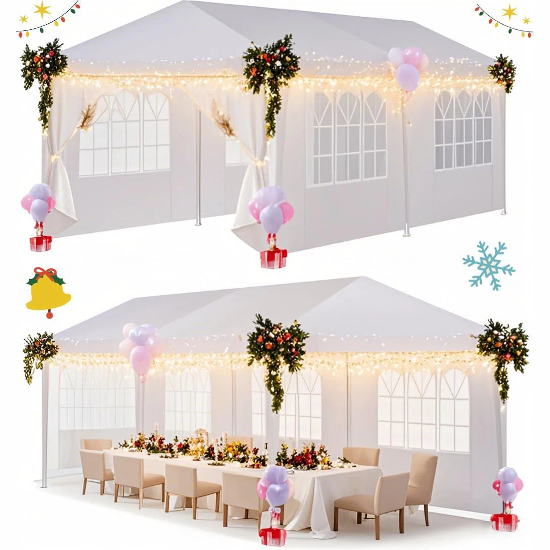 Carpa Impermeable para Fiestas y Eventos al Aire Libre – Con Paredes Laterales