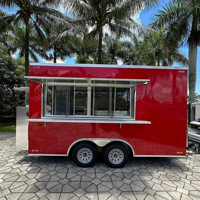 Allbetter 2026 New Luxury Multifunction Sales Vending Truck Mobile Food Truck Street Fast Food Food Trailer European Standard