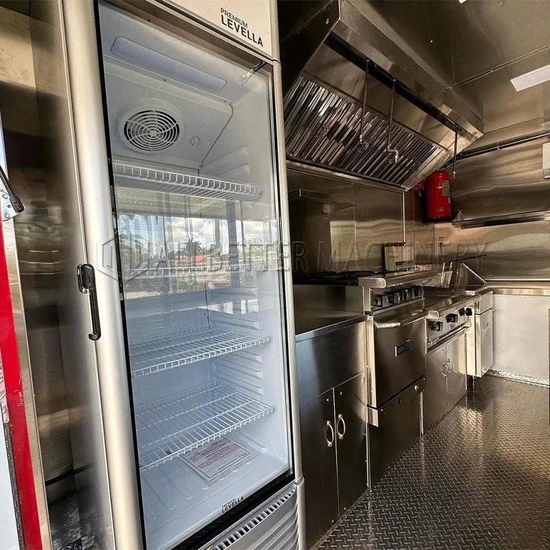 Allbetter 2026 New Luxury Multifunction Sales Vending Truck Mobile Food Truck Street Fast Food Food Trailer European Standard
