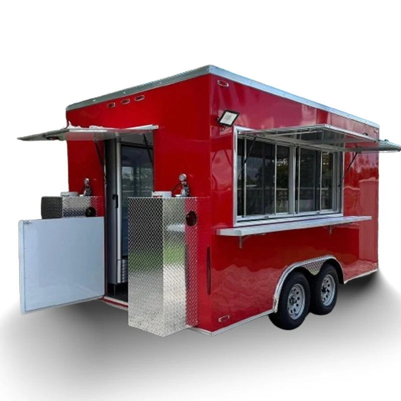 Allbetter 2026 New Luxury Multifunction Sales Vending Truck Mobile Food Truck Street Fast Food Food Trailer European Standard