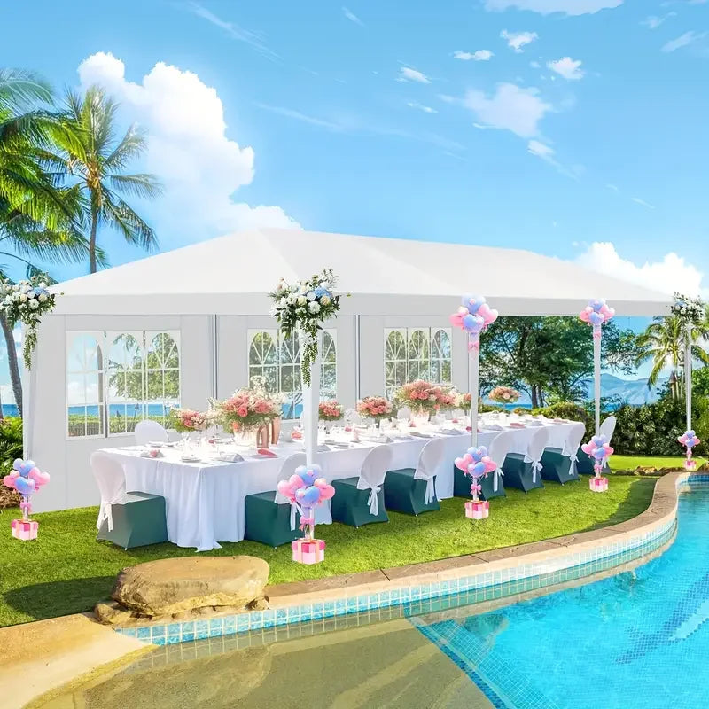 Carpa Impermeable para Fiestas y Eventos al Aire Libre – Con Paredes Laterales