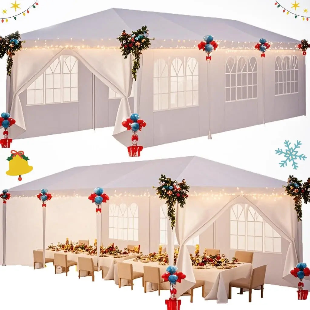 Carpa Impermeable para Fiestas y Eventos al Aire Libre – Con Paredes Laterales