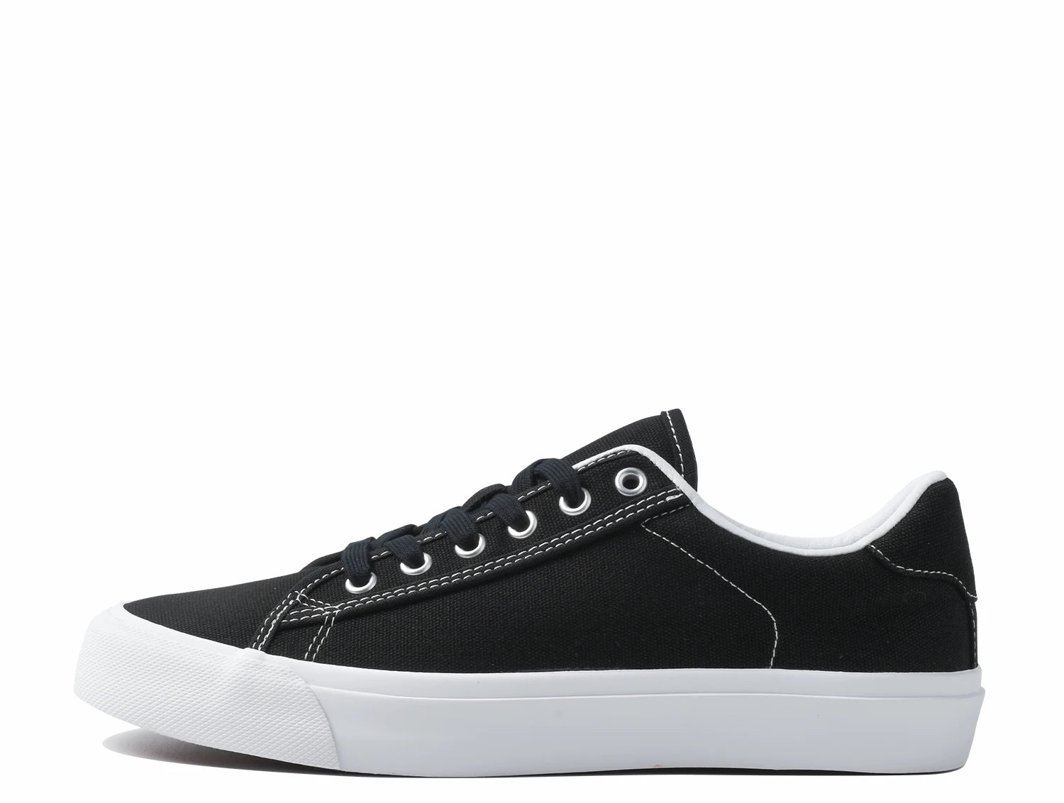 Goluck Designer Luxury Black White Canvas Sneaker Men's Women's Skateboar Shoes Steetwear Vulc Breathable Durable soft Footwear
