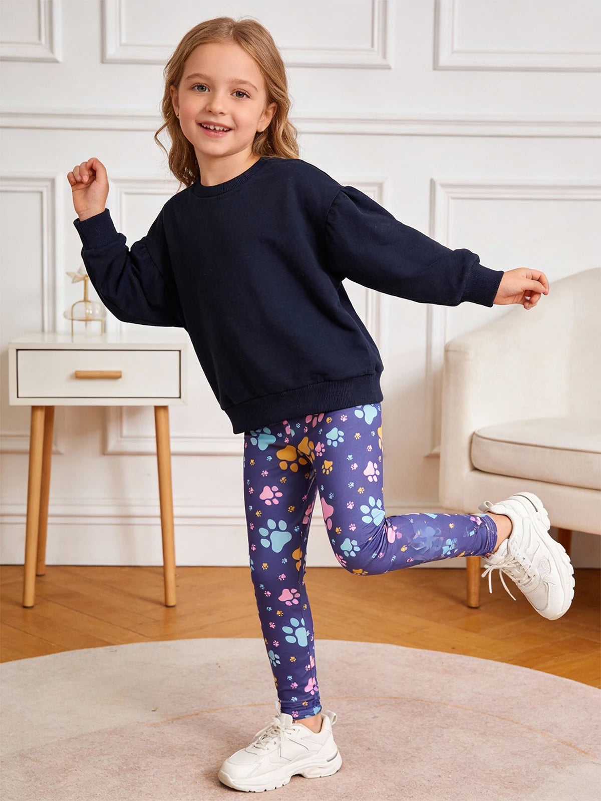 Set de 6 Leggings Estampados para Niñas – Cómodos y Coloridos
