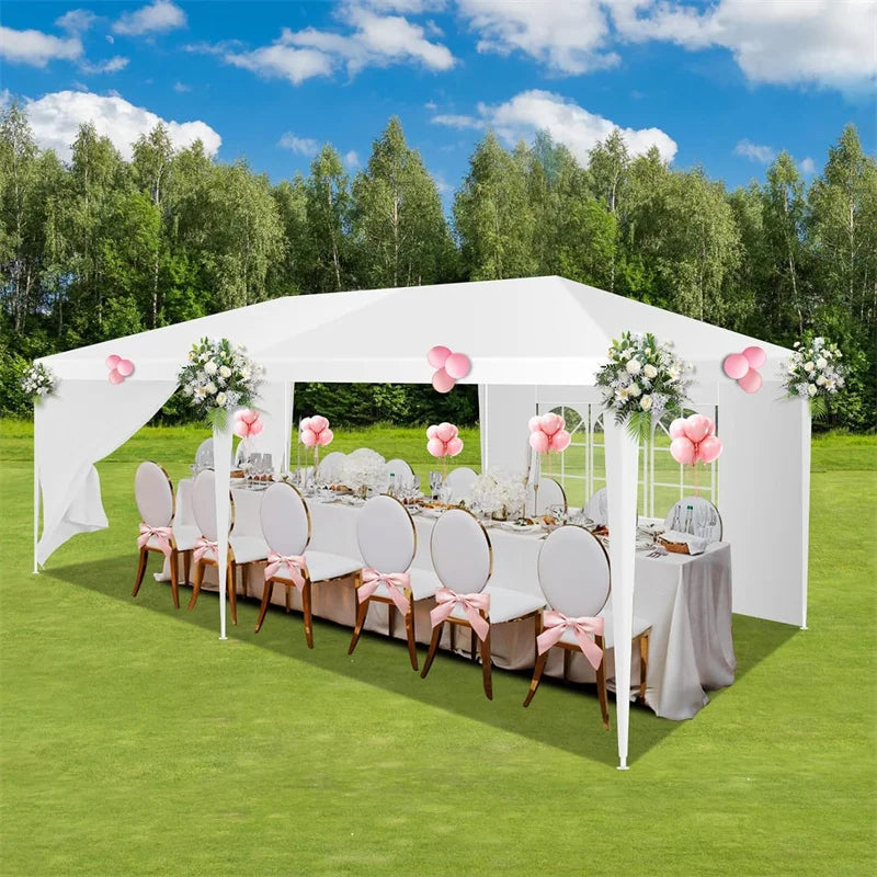 Carpa Impermeable para Fiestas y Eventos al Aire Libre – Con Paredes Laterales