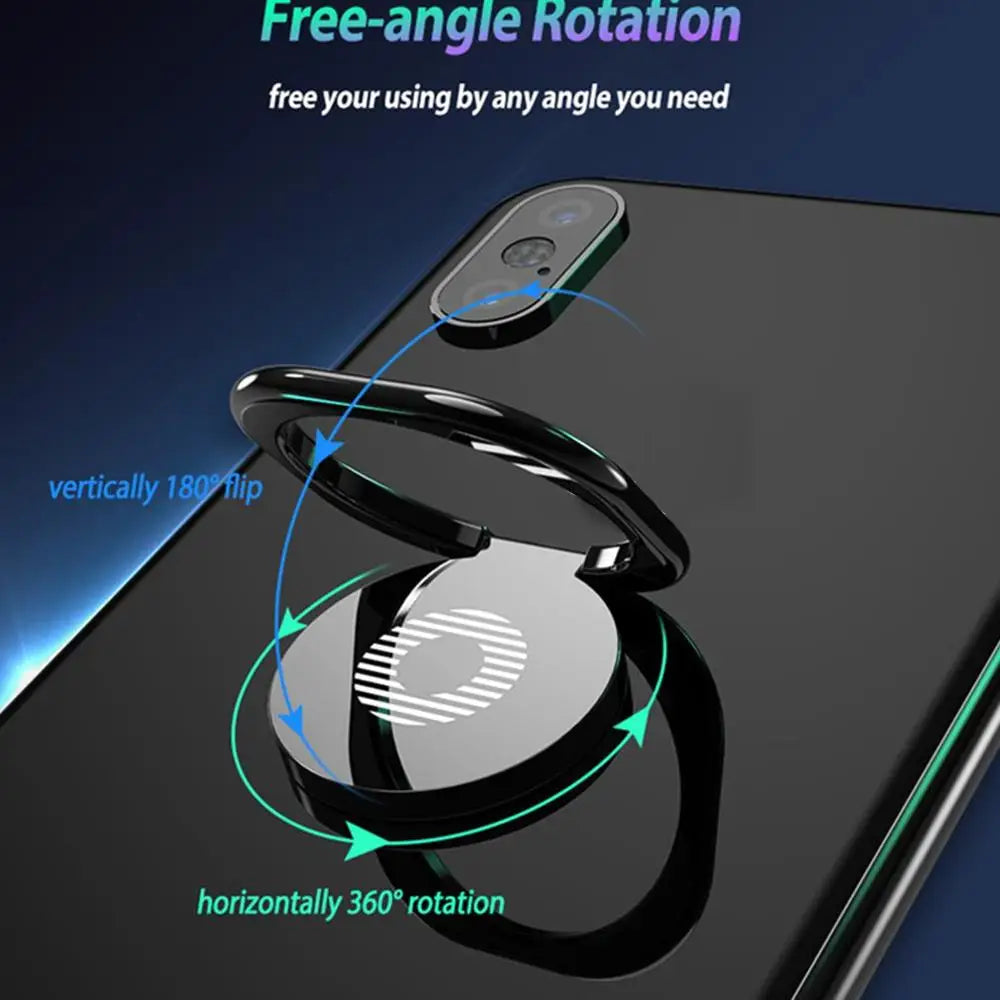2021 Luxury Rotatable Finger Ring Mobile Phone Holder Stand Grip for Universal Car Magnetic Mount Phone Back Sticker Pad Bracket