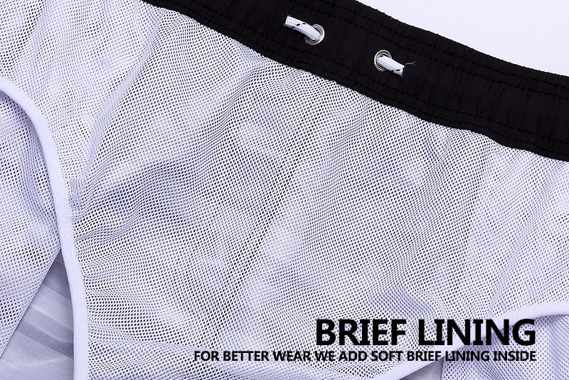 DATIFER Men's Beach Print Shorts – Summer Surfing Swimwear