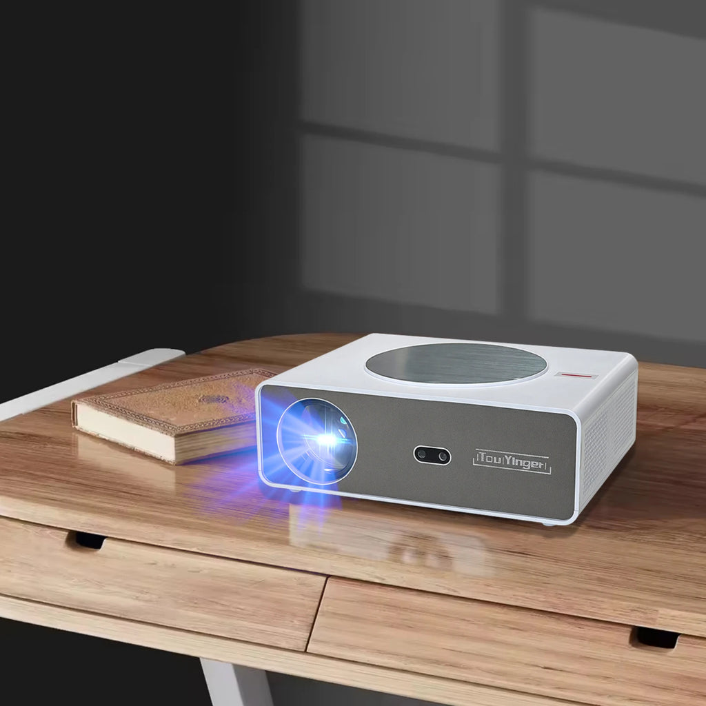 New Model LCD Projector 1080P Resolution High Brightness Android Smart for Classrooms Meetings Outdoor Use