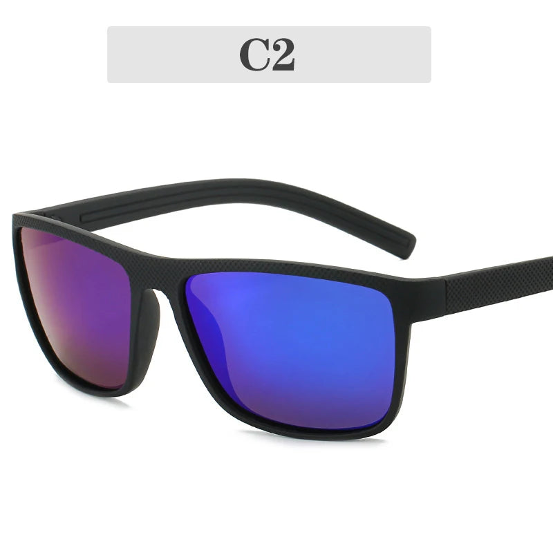 New Women Sunglasses Men Plastic Black Full Frame Square Sun Glasses Out Door Driving Sun Eyewear Fashionable Eyeglass Uv400 ﻿