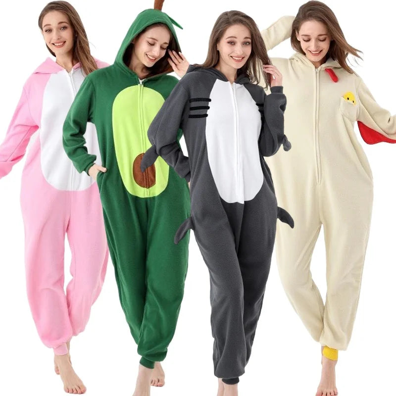 Free Shipping Custom Sleepwear Manufacturer Halloween Plain onesies Bulk Pijama Kigurumi Anime Cosplay Costume