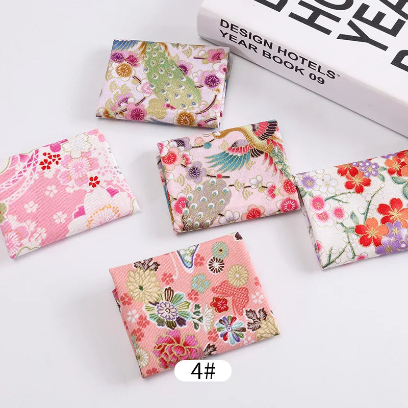 Japanese Cotton Printed Patchwork Fabric Quilting Material For Sewing Dolls And Bags Needlework Accessories 20x25cm/Pcs TJ0361