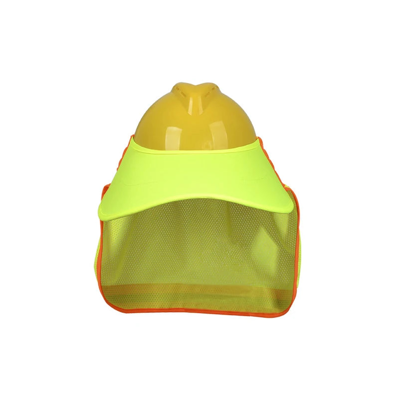 Hi Viz Reflective Safety Sunshade Outdoor Construction Safety Hard Hat Sun Shade Neck Shield Neck Protective Helmets Shield