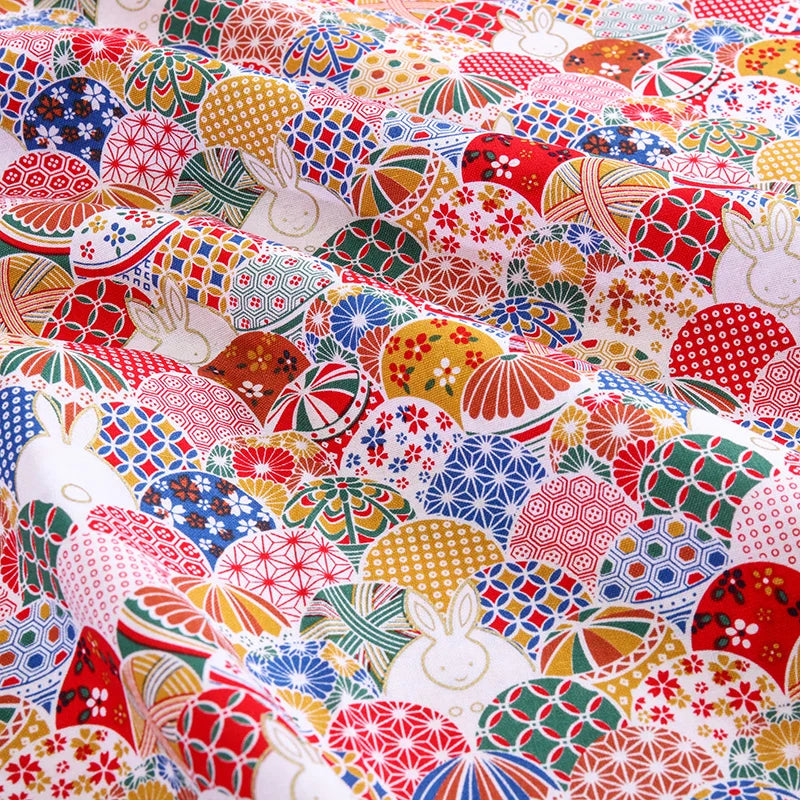 Japanese Cotton Printed Patchwork Fabric Quilting Material For Sewing Dolls And Bags Needlework Accessories 20x25cm/Pcs TJ0361