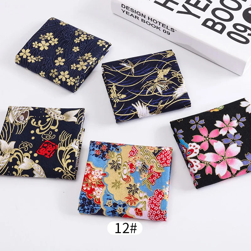 Japanese Cotton Printed Patchwork Fabric Quilting Material For Sewing Dolls And Bags Needlework Accessories 20x25cm/Pcs TJ0361