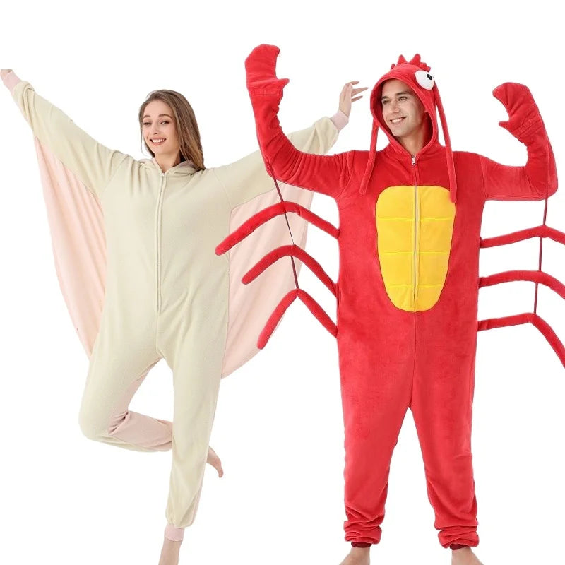 Free Shipping Custom Sleepwear Manufacturer Halloween Plain onesies Bulk Pijama Kigurumi Anime Cosplay Costume