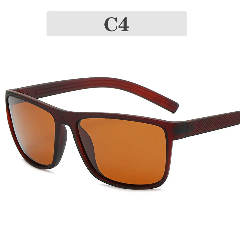 New Women Sunglasses Men Plastic Black Full Frame Square Sun Glasses Out Door Driving Sun Eyewear Fashionable Eyeglass Uv400 ﻿