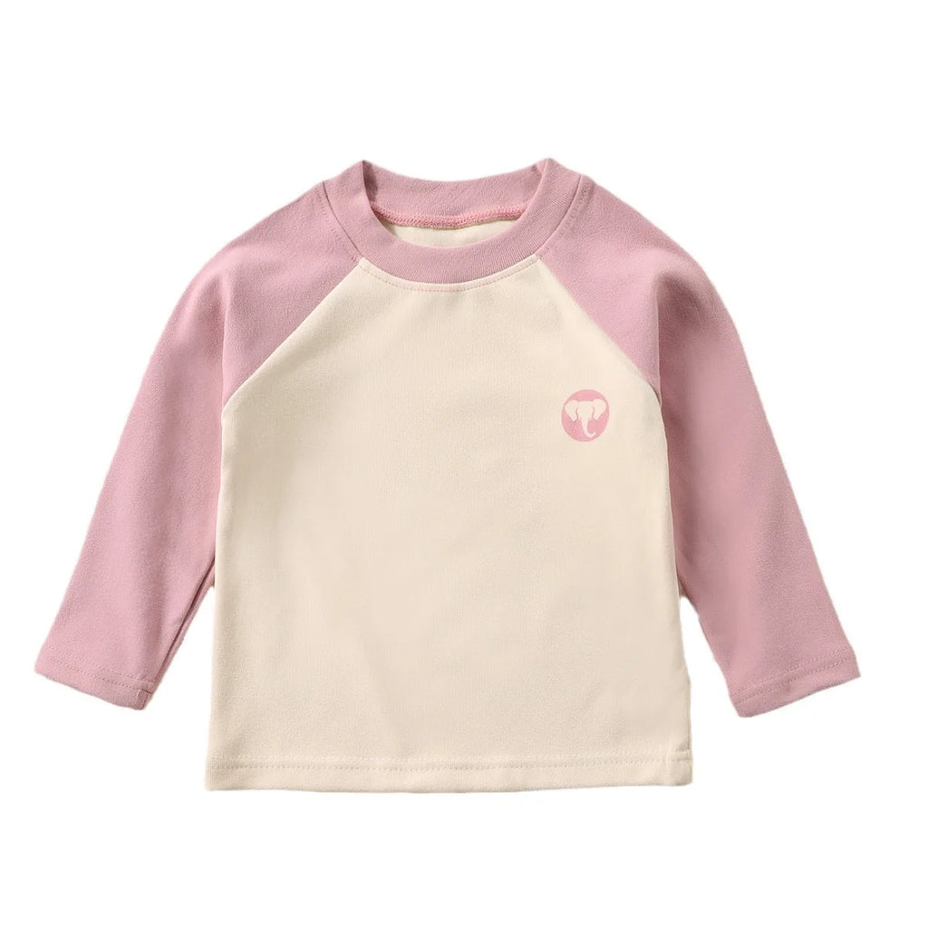 Autumn Winter Long-Sleeved Thermal Underwear Bottoming Baby Boys Girls Close to the Clothes Home Wear Children's Inner Pajamas