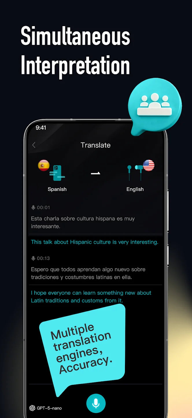 YYK-Q17 AI Earphones Supports Real-time Translation of Audio and Video Calls for Overseas Travel and Multinational Meetings