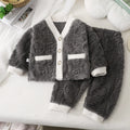 Kids Winter Padded Warm Pajama Set | Boys & Girls Thickened Home Wear