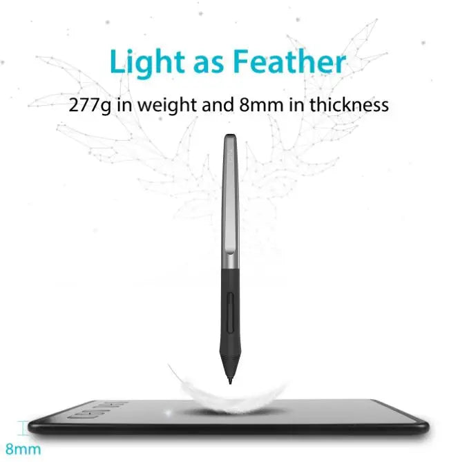 Huion H640P Online Teaching Education Meeting Writing Digital Stylus Pen Drawing Graphic Tablet