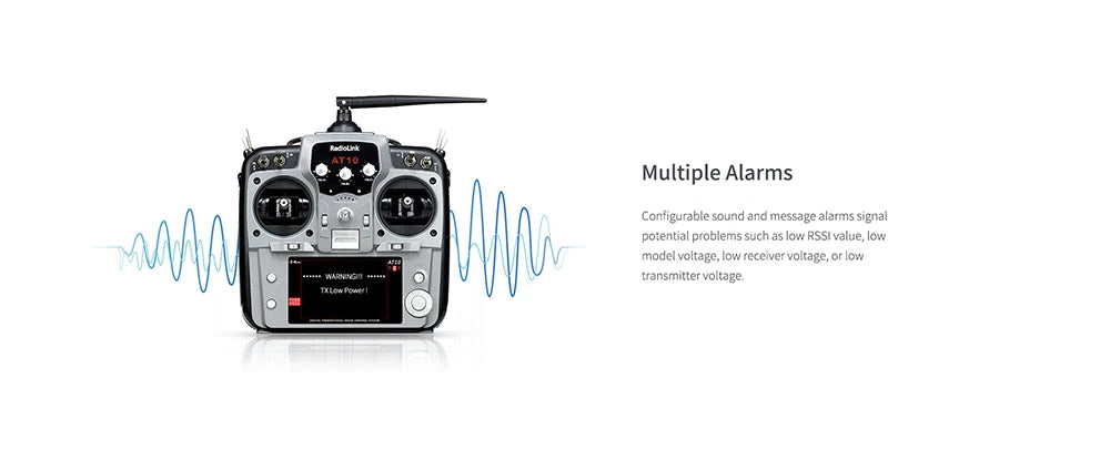 Radiolink AT10 II 12CH RC Transmitter and Receiver R12DS 2.4G AT9S PRO Radio Remote Controller for RC Drone/ Fixed Wing