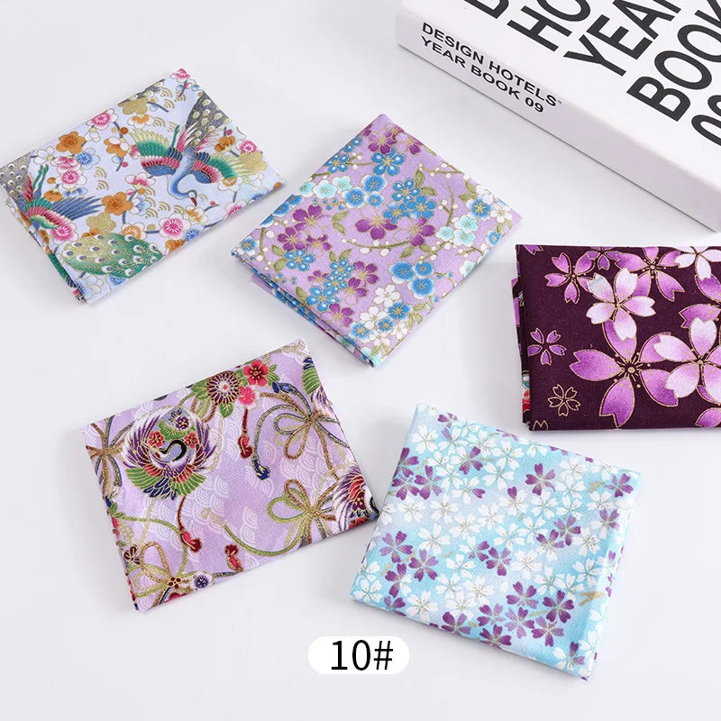 Japanese Cotton Printed Patchwork Fabric Quilting Material For Sewing Dolls And Bags Needlework Accessories 20x25cm/Pcs TJ0361