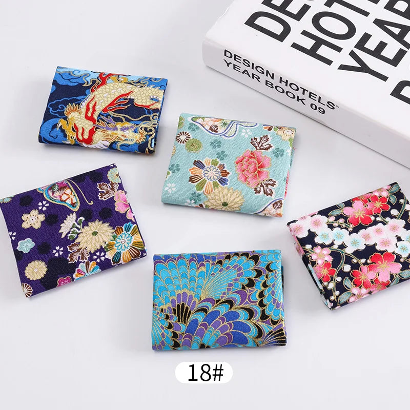 Japanese Cotton Printed Patchwork Fabric Quilting Material For Sewing Dolls And Bags Needlework Accessories 20x25cm/Pcs TJ0361