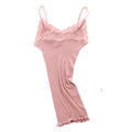 SuyaDream Women Lace Camis 70%Real Silk 30%Cotton Lace Camisoles Spandex knits Soft Basic shirt 2022 New Vest Solid colors