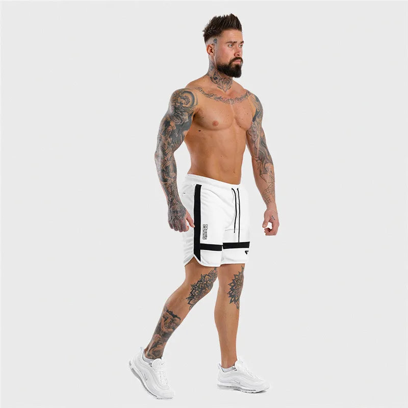 2024 Summer Men's Casual Running Shorts Fitness Sport Shorts Workout Jogging Training Exercise Quick Drying Male Sweatpants