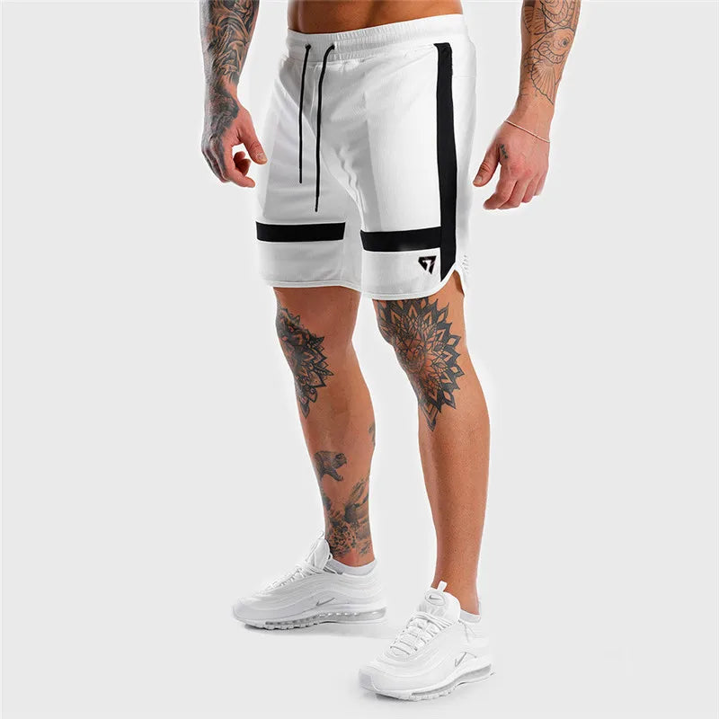 2024 Summer Men's Casual Running Shorts Fitness Sport Shorts Workout Jogging Training Exercise Quick Drying Male Sweatpants