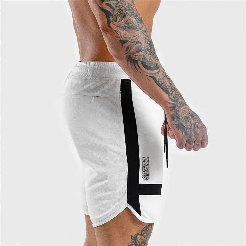 2024 Summer Men's Casual Running Shorts Fitness Sport Shorts Workout Jogging Training Exercise Quick Drying Male Sweatpants