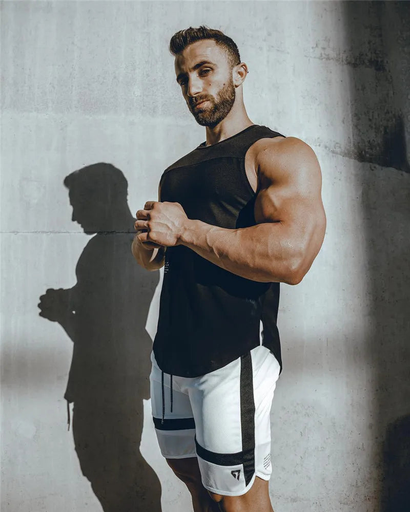 2024 Summer Men's Casual Running Shorts Fitness Sport Shorts Workout Jogging Training Exercise Quick Drying Male Sweatpants