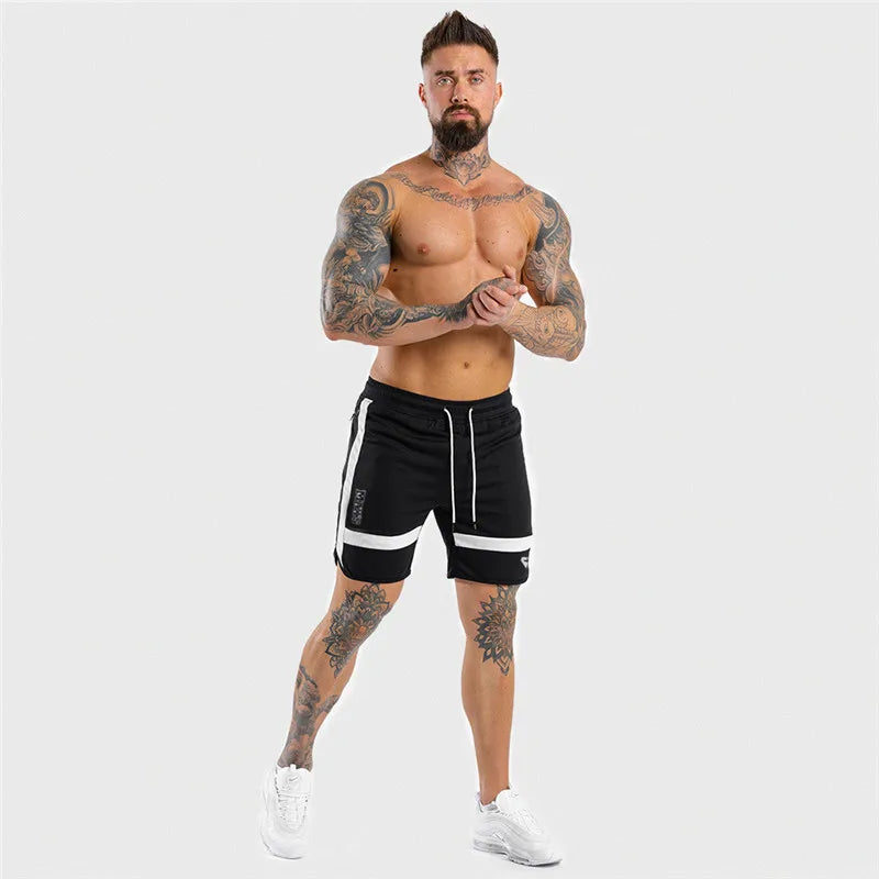 2024 Summer Men's Casual Running Shorts Fitness Sport Shorts Workout Jogging Training Exercise Quick Drying Male Sweatpants