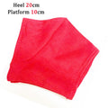 Shoe Cover Pole Dance Shoes Protective Cover High Heels 20cm Waterproof Platform 10cm Suede Material Strong Wear-resistant