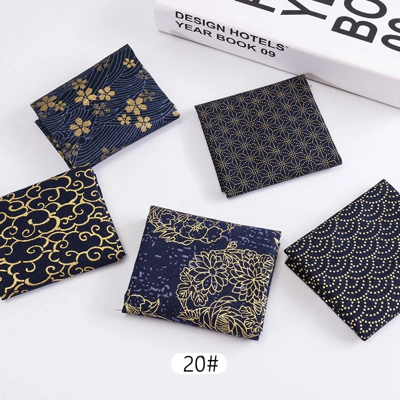 Japanese Cotton Printed Patchwork Fabric Quilting Material For Sewing Dolls And Bags Needlework Accessories 20x25cm/Pcs TJ0361
