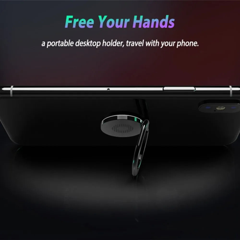 2021 Luxury Rotatable Finger Ring Mobile Phone Holder Stand Grip for Universal Car Magnetic Mount Phone Back Sticker Pad Bracket
