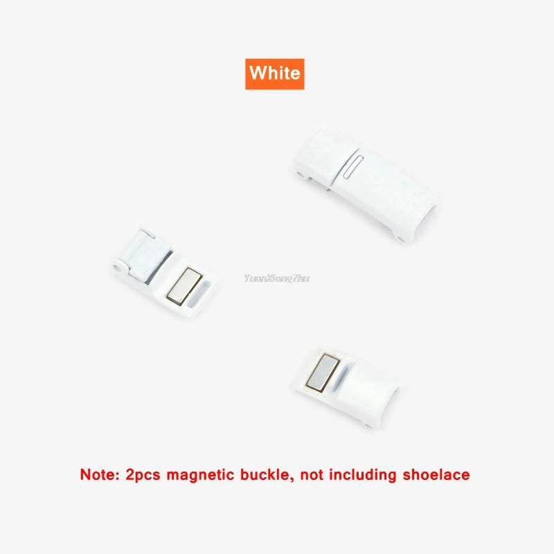 New Rainbow Magnetic Lock Shoelaces Elastic No tie Shoe laces Sneakers Shoelace Kids Adult Lazy Laces One Size Fits All Shoes