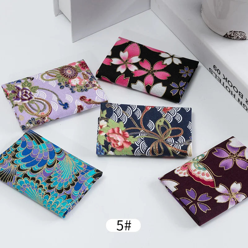 Japanese Cotton Printed Patchwork Fabric Quilting Material For Sewing Dolls And Bags Needlework Accessories 20x25cm/Pcs TJ0361