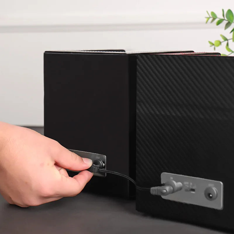 FRUCASE Double Watch Winder For Automatic Watches Watch Box USB Charging 2+0