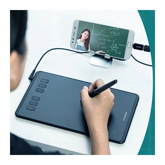 Huion H640P Online Teaching Education Meeting Writing Digital Stylus Pen Drawing Graphic Tablet
