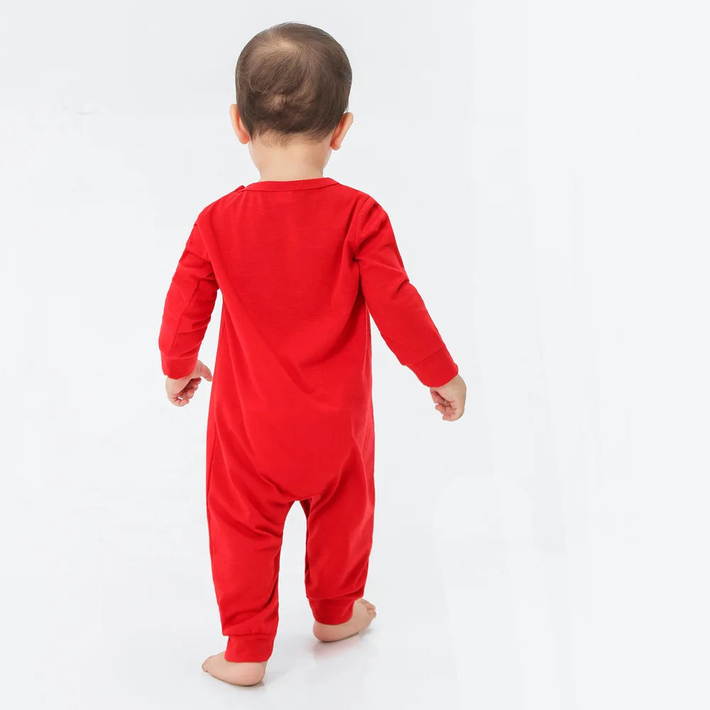 Family Christmas Matching Pajamas Set | Kids & Adults Deer Santa Holiday PJs