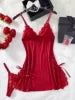 Women's Luxury Satin Bridal Robe Feathers - EXPRESS STORE