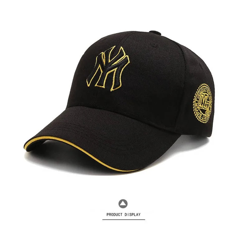Fashion Letters MY Embroidery Baseball Cap For Women Men Cotton Unisex-Teens Snapback Flat Bill Hip Hop Tide Hats Visors Sun Hat