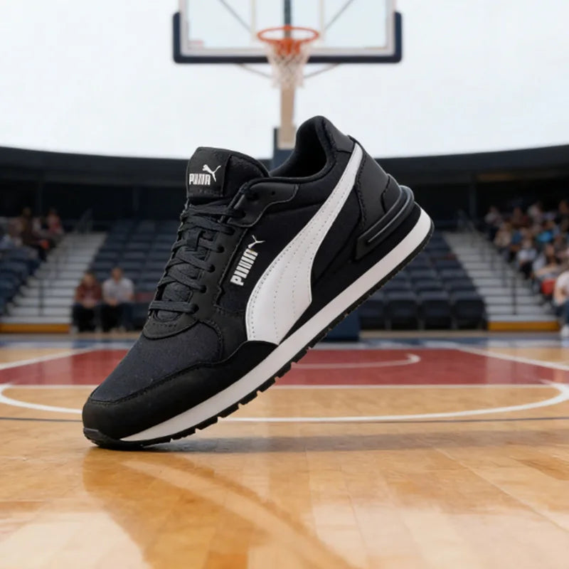Puma Mid Top Casual Shoes Breathable Lightweight Anti Slip Comfort Walking Sneakers 399666-01