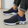 Men's casual sports shoes, breathable mesh lace-up versatile sports shoes