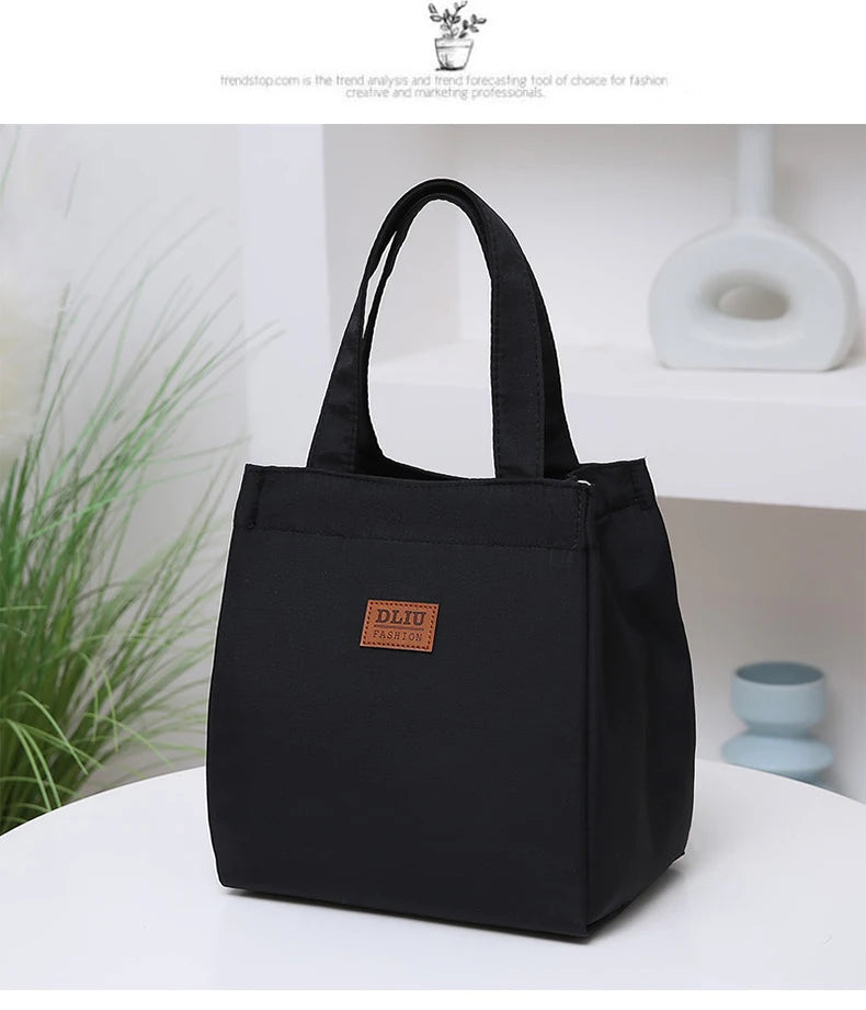 Large Capacity Insulated Lunch Bag – Aluminum Foil Thermal Tote