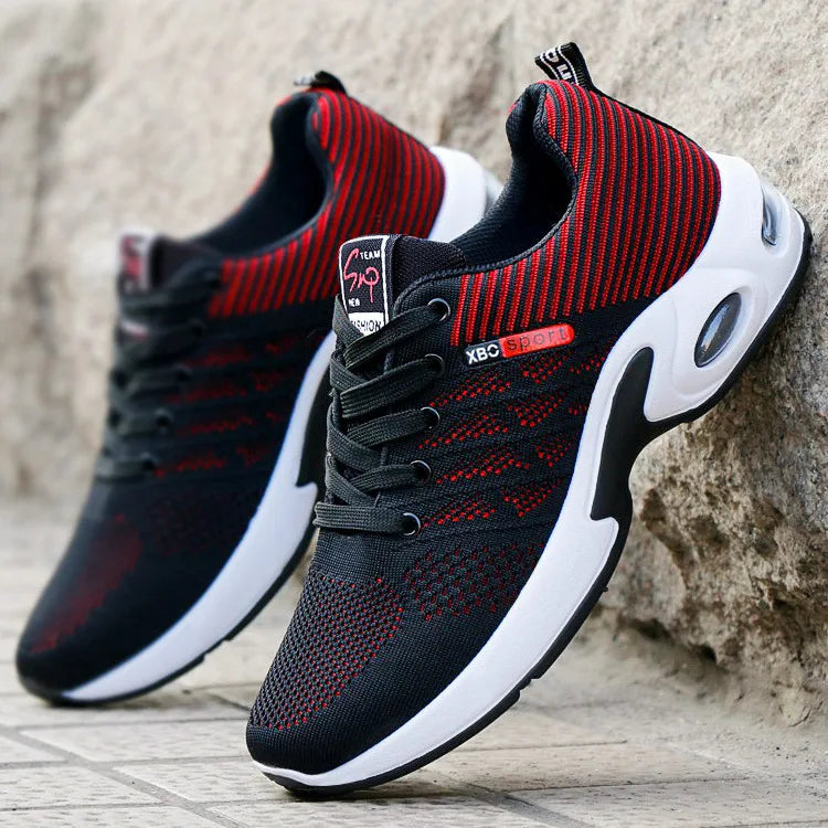 Men's casual sports shoes, breathable mesh lace-up versatile sports shoes - EXPRESS STORE