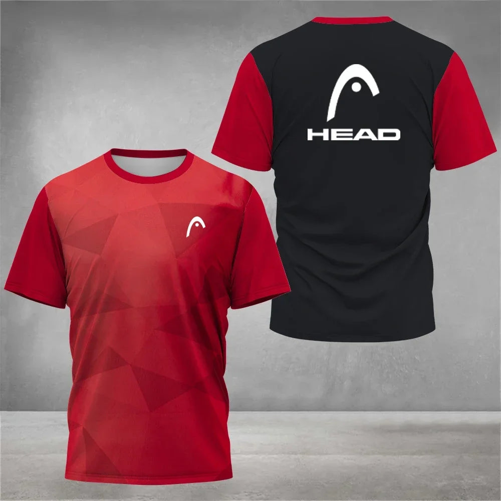 2026 Top Breathable Mens T Shirt Outdoor Badminton Table Tennis Jersey O Neck Short Sleeve Loose Top New Mountaineering Clothing