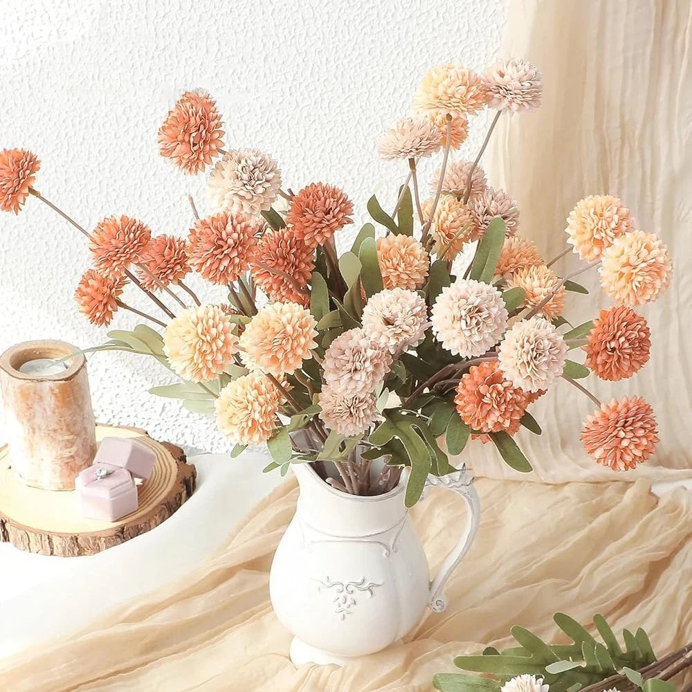1Pcs Artificial Flowers Bouquet 51CM Hydrangea Fake Flowers for Home Decor Gardern Wedding Decoration Valentine's Day Ornament